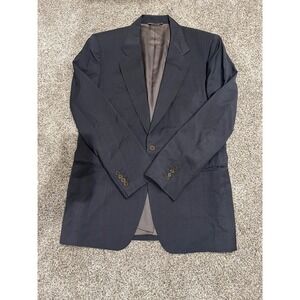 Canali Milano Blazer Mens Cerruti Superissimo 100s Wool Pinstripe Grey Italy 42R